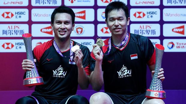 Ahsan/Hendra Sebut Keajaiban Juara BWF World Tour Finals