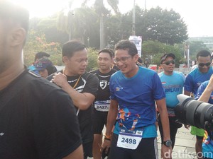 Alasan Sandiaga Uno Senang Lari, Salah Satunya Murah