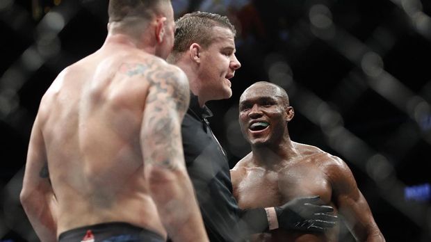 Colby Covington menuduh wasit Marc Goddard telah merampoknya.