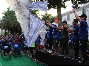 HUT ke-42, BPJAMSOSTEK Gelar Relay Marathon & Raih Rekor Muri