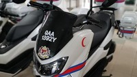 Jika ada keadaan darurat dan ambulans mobil sulit menjangkau karena kemacetan, motor ini akan bergerak lebih dahulu untuk memberikan pertolongan pertama sebelum tim darurat ambulans tiba untuk merawat korban. Foto: Istimewa