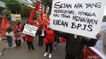 Aksi Teatrikal Warnai Demo BPJS di Kemenkes