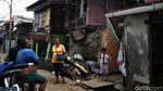 Penampakan Rumah yang Ambruk Gegara Proyek DKI