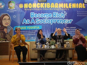 Stafsus Jokowi, Angkie Yudistia, Ajak Milenial Kembangkan Sociopreneur