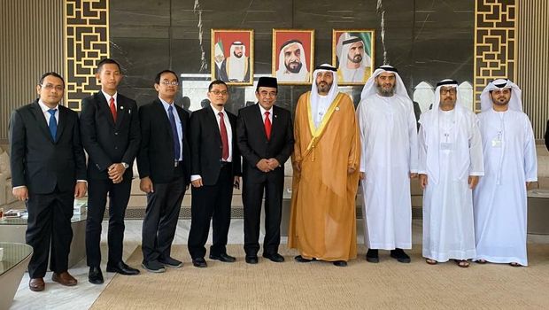 Menag bersama Mohammed Matar Salem dan Jajarannya
