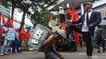 Aksi Teatrikal Warnai Demo BPJS di Kemenkes