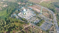 Amat luas, Masjid Agung Karimun berdiri di atas lahan seluas 75.000 meter persegi (Foto: Wirsad Hafiz/detikcom)