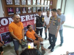 Polisi Tangkap 2 Penjambret HP Kepala Ombudsman Sumut