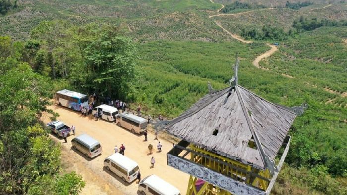 Lokasi Lahan Bendungan Sepaku/Foto: Dok. Kementerian PUPR Lokasi Lahan Bendungan Sepaku/Foto: Dok. Kementerian PUPR
