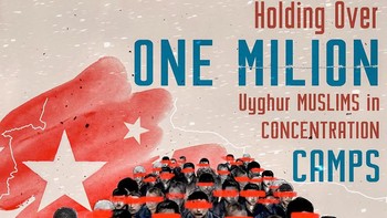 Isu ini ramai ketika terbuka laporan soal 1 juta warga Uighur ada di kamp konsentrasi (Twitter)