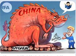 Aneka Meme Bela Uighur di Twitter