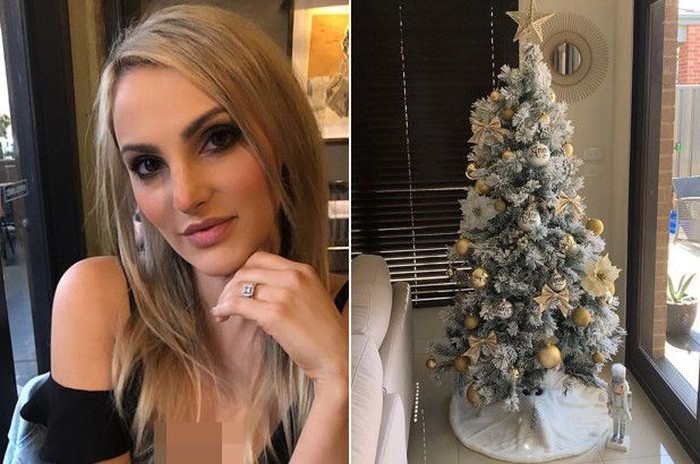 Veronika Gentile menawarkan jasa menghias pohon Natal. Foto: Instagram Veronika Gentile menawarkan jasa menghias pohon Natal. Foto: Instagram
