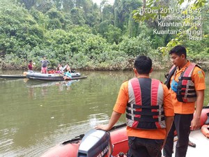 Nelayan di Riau Tenggelam di Sungai