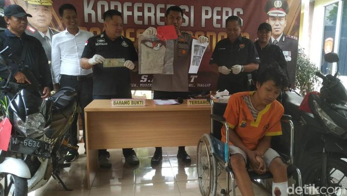 Maling Motor Spesialis Puskesmas Dibekuk Berkat CCTV