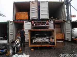 Ini Mobil Mewah dan Moge Selundupan yang Berhasil Digagalkan
