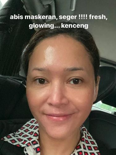 Maia Estianty... Nggak Makeup Aja Cantik