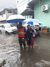 Permukiman di Tebet Barat Jaksel Banjir Usai Diguyur Hujan Deras
