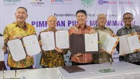 Bank Mega Syariah perkuat akses perbankan syariah kepada Muhammadiyah melalui layanan perbankan, pendanaan, fasilitas pembiayaan, dan sinergi di bidang sosial. Istimewa/Bank Mega Syariah.