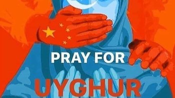 Banyak dukungan mendoakan muslim Uighur (Twitter)