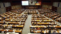 DPR menggelar paripurna pengesahan program legislasi nasional (prolegnas) untuk 2020-2024, Selasa (17/12/2019). 