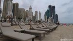 Foto: Pantai Bikini di Pulau Buatan Dubai