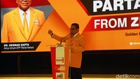 Dalam pidatonya, Ketua Umum Partai Hanura Oesman Sapta Odang (OSO) menyinggung konflik internal yang pernah menimpa partai pada awal 2018 silam.