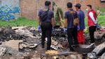 Sisa-sisa Kebakaran yang Tewaskan 3 Orang di Karawang