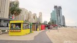 Foto: Pantai Bikini di Pulau Buatan Dubai