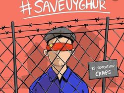 Aneka Meme Bela Uighur di Twitter