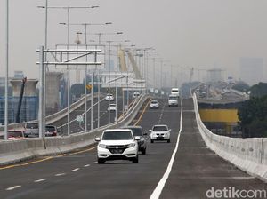 Potret Jalan Tol Layang Japek yang Disebut Bikin Mual dan Pusing