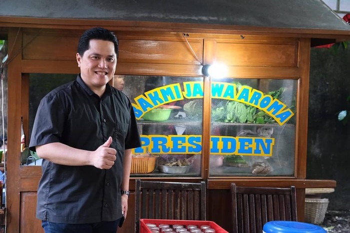 Makanan pilihan Erick Thohir