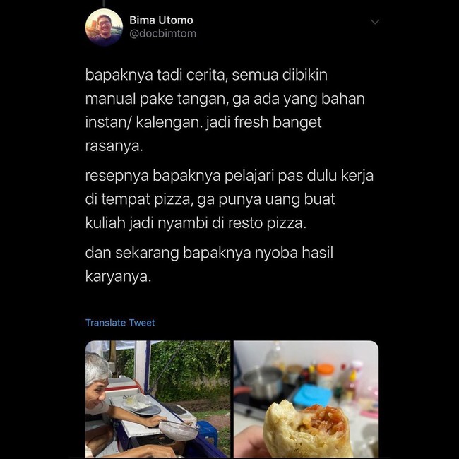 Semangat Bapak Tua Penjual Pizza Goreng di Bekasi Ini Banjir Pujian Netizen