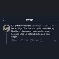 Sindir Kasus Garuda dengan Selundupkan Kentang, Komika Ini Diapresiasi McD