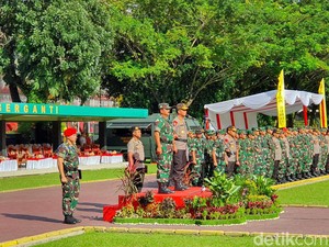 Panglima TNI-Kapolri Pimpin Apel Pengamanan Natal dan Tahun Baru di Medan