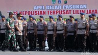 Apel Operasi Lilin Jaya 2019 digelar di Lapangan Promoter Ditlantas PMJ, Kamis (19/12/2019).