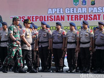Polda Metro Jaya Gelar Apel Pengamanan Natal dan Tahun Baru