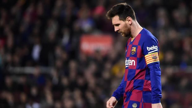 Nilai jual Messi turun hingga 40 juta euro dalam dua musim terakhir. (