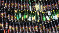 Minuman keras yang dimusnahkan sebanyak 42.055 botol.