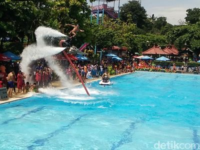 Foto: Flyboard Kolam Pertama Indonesia
