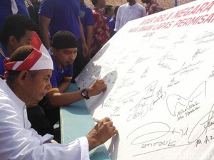 Video John Kei dan Napi Nusakambangan Berikrar NKRI Harga Mati