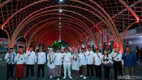 Terowongan bambu ini dirancang oleh seniman instalasi bambu asal Yogyakarta Novi Kristinawati Sunoto. Pengerjaannya memakan waktu sekitar tiga bulan (Ardian Fanani/detikcom)