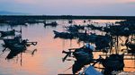 Pesona Sunrise di Pelabuhan Cikidang Pangandaran