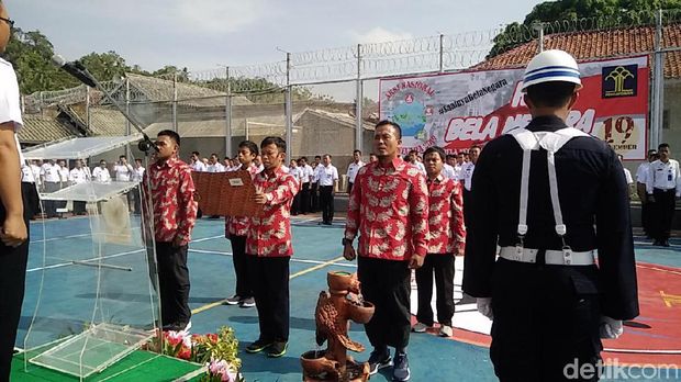 Hari Bela Negara, 38 Napi Teroris di Nusakambangan Ikrar Setia NKRI