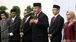 Momen Firli Bahuri dan Agus Rahardjo Salam Komando