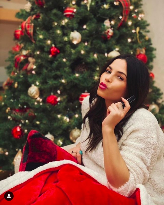 Natal 2019, aktris Jenna Dewan memilih dekorasi pohon Natal yang di dominasi oleh warna merah dan gold. Pohon natal yang cukup simple ini bisa dijadikan inspirasi bagi kalian yang ingin mendekorasi pohon Natal sendiri di rumah. Foto: Instagram