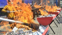 Perkiraan nilai barang tersebut sebesar Rp8.38 miliar dengan potensi kerugian negara sebesar Rp5.49 miliar.