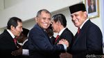 Momen Firli Bahuri dan Agus Rahardjo Salam Komando