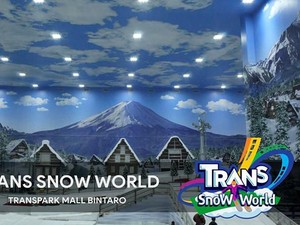 Transpark Mall Bintaro Punya Wahana Salju Internasional Ala Jepang