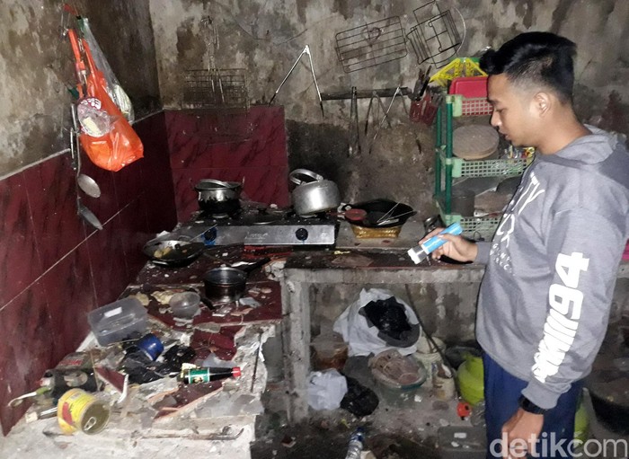 Begini Penampakan Rumah yang Tersambar  Petir  di Sleman