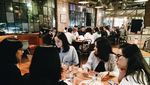 Main di NKCTHI, Begini Gaya Manis Rachel Amanda Saat Makan Bareng Teman-teman